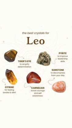 the best crystals for leo zodiac signs and their meanings, according to astrologicals