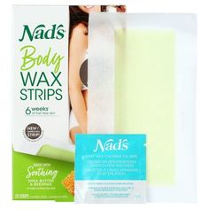 Nad's Brand Easy All-In-One Wax Kit: Everything you need to quickly remove unwanted hair in one box Ready-To-Use Hair Removal Strips: Just rub, peel, and go! Perfect at home, on the go or traveling Effective Hair Removal Wax: Salon-quality formulated with natural beeswax for strong adherence, removes even the shortest hair by the root; keeps your skin silky smooth and hair-free for weeks. Flexible Wax Strips Hair Removal: Shapes softly to body curves, perfect for back, shoulder, arms, legs, Braz Making Wax For Hair Removal, Sugar Wax Recipe No Strips, Hair Removal Wax, Wax Kit, Calming Oils, Remove Unwanted Hair, Wax Strips, Body Waxing, Waxing Kit