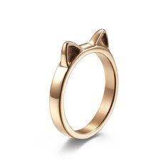 PRICES MAY VARY. Cat Ears Design: The ring showcases a delightful pair of cat ears, adding a touch of whimsy and charm to your everyday style. Stainless Steel Durability: Crafted with precision from high-quality stainless steel, this ring ensures durability, scratch resistance, and resistance to tarnishing, maintaining its polished appearance. Versatile Finishes: Choose from Silver or Rose Gold finishes to match your personal style and seamlessly integrate this ring into your daily wear. Playful Gold Cat Ring, Cat Rings, Personalized Promise Rings, Rings For Women Silver, Silver Cat Ring, Silver Rings For Women, Cat Ring, Silver Cat, Plain Bands