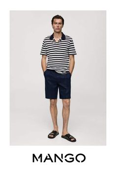 Take advantage of the best discount of the year with Black Friday, Regular fit, Cotton piquet fabric, Ribbed polo-neck with V-neck finish, Horizontal stripe print, Short sleeve, Straight hem, The model is 6' 1.6" and is wearing a size M, 100% cotton fabric Casual Striped Polo Shirt For Summer, Casual Striped Cotton Polo Shirt, Striped Short Sleeve Polo Shirt For Summer, Striped Collared Polo Shirt For Summer, Summer Striped Collared Polo Shirt, Casual Summer Polo Shirt With Striped Collar, Summer Striped Polo Shirt, Summer Collared Polo Shirt With Horizontal Stripes, Striped Cotton Polo Shirt With Relaxed Fit