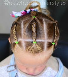 Prek Hairstyles, Kids Ponytail, Girl Hairdos