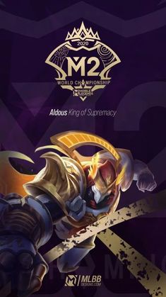 the front cover of an mm2 card game, with gold and black lettering on it