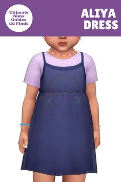 This is a look I would've worn in 2000 so having my toddlers wear it in the game is a great option #TheSims4 Sims 4 Cc Toddler Clothes, Child Clothes, Toddler Wearing, Packing Clothes, Ts4 Cc, Toddler Clothes