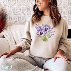 "Wildflowers Sweatshirt, Wildflowers Shirt, Vintage Styled Sweatshirt, Floral Hoodies, Best Friend Gift, Floral Hoodies, Watercolor Floral Lavender, Spring Sweatshirts, Inspirational Sweatshirt for Women Gift for Her, Women Empowerment, Positivity, Unisex Wildflower Sweatshirt, Gift for her, Wildflowers Botanical Sweatshirt, Cottagecore Gardener Shirt, Nature Lover Gift for Her, Garden Lover Shirt, Floral Sweatshirt, Flower Shirt, Wildflower Tshirt, Floral Shirt, Ladies Shirt, Lavender Designs, Lavender Lover Gift for Nature Lover, Plant Lover Shrt, Plant Mom Shirt, Botanical Shirt, Wild and Floral Shirt, Wild and Flower, Cottagecore Clothing, Hiking Shirt, Camping Sweatshirt, Mountain Sweatshirt, Camping Sweatshirt, Tree Tshirt, Nature Crewneck for Women, Hiking Pine Sweater Men, Gift for Lavender Long Sleeve Cotton Sweatshirt, Spring Lavender Crew Neck Sweatshirt, Lavender Crew Neck Sweatshirt For Spring, Spring Purple Crew Neck Hoodie, Spring Purple Hoodie With Crew Neck, Casual Lavender Hoodie For Spring, Lavender Long Sleeve Sweatshirt For Spring, Casual Lavender Sweatshirt For Spring, Plant Sweatshirt