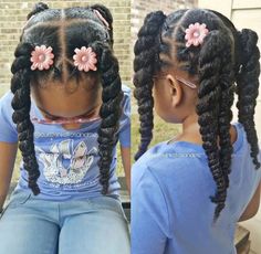 Yakoema Fashion, Black Kids Braids Hairstyles