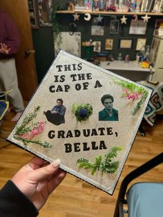 this is the cap of a graduate, bela