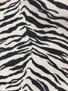 a black and white zebra print fabric