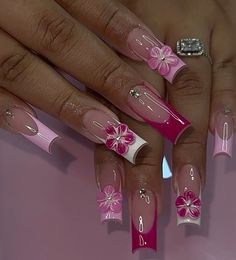 Acrylic Toe Nails, Diy Acrylic Nails, Baddie Nails, Winter Nails Acrylic, Glamour Nails, Colored Acrylic Nails, Cute Acrylic Nail Designs