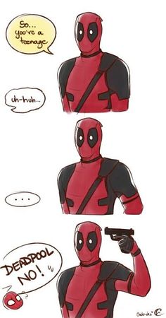 Deadpool Y Spiderman, Jokes To Tell, Deadpool X Spiderman, Deadpool Funny, Deadpool Art, Comic Company, Funny Jokes To Tell