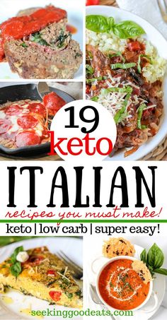 the top ten keto italian dishes