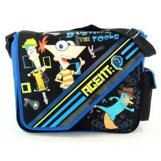 Messenger Bag, Size: ~15" x 12" x 5"; Licensed Product Size: one size.  Color: Multicolor.  Gender: unisex.  Age Group: adult. Twilight Messenger Bag, Alt Messenger Bag, My Chemical Romance Messenger Bag, Studio Ghibli Messenger Bag, Phineas And Ferb Perry, Boxlunch Backpacks, Mini Hand Bag, Purple Girls, Phineas And Ferb