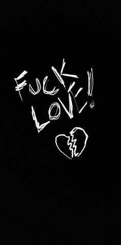 a black background with white writing that says lucky love