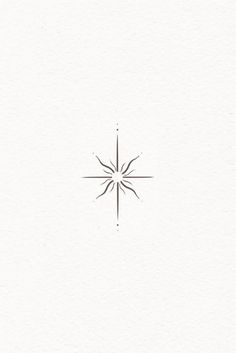 the star is drawn in black ink on white paper