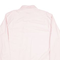 Item is in used condition. Minor mark to front. >Size: XL >Armpit To Armpit: 23" >Armpit To Cuff: 23" >Collar To Hem: 31" Pink Cotton Tops With Spread Collar, Pink Cotton Top With Spread Collar, Pink Cotton Dress Shirt With Spread Collar, Casual Pink Cotton Dress Shirt, Plain Shirts, Cuff, Collar, Long Sleeve, Pink