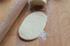 the dough has been shaped and is ready to be cut