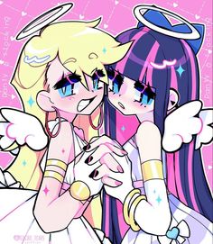 Panty And Stocking Anime, Panty And Stocking, Tears Art, Discord Server, Matching Profile Pictures, Cute Art Styles, Funky Art, Cartoon Art Styles, Pretty Art