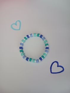 Hi! My name is Julia, I'm 12 and I decided to start a bracelet business to make some money and so I have something to do over the summer! I hope you love all the things in my shop there all handmade by me.  Please do not stretch bracelets, it will cause them to be bigger and more loose! ⚠️(May even cause them to break️ Shipping depends on where you live but it won't take long to deliver! Hope you love my bracelet! Start A Bracelet, Blue Aquarium, Bracelet Business, Crafts Beads, Beads Bracelet Design, Beads Bracelets, Cute Clay, Bracelet Design, Bethlehem