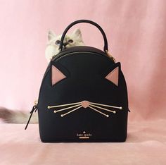 Kate Spade Backpack, Stylish School Bags, Cat Purse, Mini Backpack Purse, Diy Purse, Classic Handbags, Cute Purses, Kate Spade Purse, Purses Designer