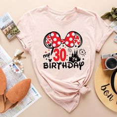 30th Birthday Disney, Birthday Squad Shirt, Birthday Squad Shirts, Old Sweatshirt, 30th Birthday Shirts, 30th Birthday Gift, Minnie Shirt, Birthday Disney, Disney Birthday