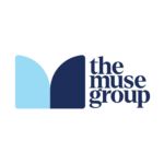 the museum group logo on a white background