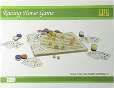 the board game racing horse is in its box