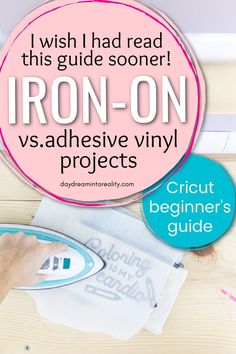 the iron - on project is being used to teach kids how to use iron - ons