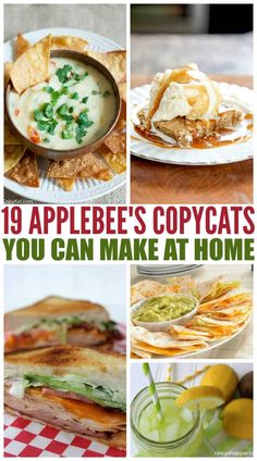 applebee's copycats you can make at home with these easy and delicious ideas