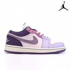 Air Jordan 1 Low 'Pastel Plum' Easter Reminiscent Hues Dress-DZ2768-651-Sale Online Jordan 1 Lows Women, Air Jordans For Women, Jordan 1s Women, Air Jordan Lows, Air Jordan 1 Low Purple, Jordan Woman, Jordans Low, Jordan Lows, Jordan 1 Lows