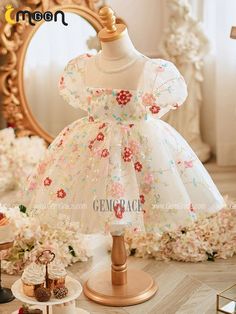 10% off now|Free shipping world-wide. Unique Flower Patterns Ballgown Toddler Flower Girl Dress with Sleeves at GemGrace. Click to learn our pro custom-made service for wedding dress, formal dress. View #FlowerGirlDresses for more ideas. Fitted Pink Princess Dress With Floral Print, Fitted Princess Dress With Floral Applique, Spring Floral Print Ball Gown Dress, Spring Floral Print Ball Gown, Spring Princess Dress With Flower Shape, Princess Dresses With Short Sleeves And Floral Applique, Princess Style Dresses With Floral Applique And Short Sleeves, Spring Pageant Ball Gown, Spring Princess Dress With Floral Embroidery