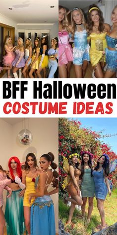 Halloween Costume Ideas Bestie Costume Ideas Trio, Trio Halloween Costumes Barbie, Iconic Movie Duos Best Friends Costumes, Twining Outfits Best Friends Halloween, Three Person Costumes, Barbie Friend Group Halloween, Two Person Costumes, Sister Costumes, Barbie Halloween Costume