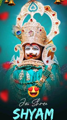 the poster for sai shram with an image of a man wearing a crown and holding a