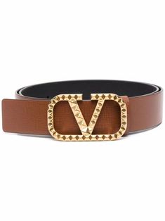 L94 VALENTINO GARAVANI BUCKLE BELT H.35 Luxury Calf Leather Belt For Men, Luxury Fitted Men's Belt Buckles, Luxury Brown Belt With Gold-tone Logo Plaque, Luxury Classic Calf Leather Belt Buckles, Luxury Calf Leather Belt Buckles, Luxury Leather Belt Buckles For Business, Luxury Business Belts, Luxury Calf Leather Belts For Business, Luxury Classic Belts For Business