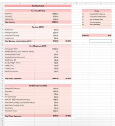 Monthly Budget Spreadsheet, Google Sheets, Digital Finance,spreadsheet Template, Finance Tracker,... week_at_a_glance_template #horizontalplanner⌨ Finance Tracker Excel, Personal Budget Spreadsheet, Finance Spreadsheet, Financial Budget Planner, Monthly Budget Sheet, Excel Budget Spreadsheet, Excel Spreadsheets Templates, Budget Spreadsheet Template, Budget Template Free