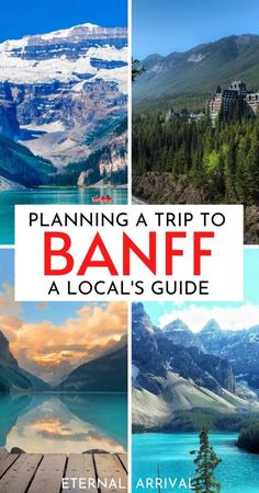 the cover of planning a trip to banff, a local's guide