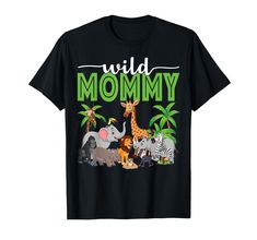 PRICES MAY VARY. Are You Looking for Wild Birthday Girl or Boy Shirt for Men & Women to Wear It in Wild One Birthday? Our Funny Wild Animal Birthday T Shirt for Adult are a great choice when You Want to Gifts It to Your Mommy. Wild Mommy shirt for animals lovers tshirt This Funny Jungle Safari Wild Birthday Mommy family Party top makes a unique Gifts Idea for any Toddler Boy Girl kids who loves Animals and Wild one Zoo matching Jungle Safari decorations, supplies or favors. Check our brand for m Jungle Safari Decorations, Wild Animal Birthday, Born Two Be Wild, Funny Wild Animals, Mommy Shirt, Safari Decorations, Wild One Birthday, Safari Jungle, Mommy Shirts