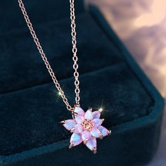 Lucky Aesthetic, Lotus Flower Pendant, Ethereal Jewelry, Crystal Bead Jewelry, Lotus Pendant, Necklace Elegant, Magical Jewelry, Bridal Gold Jewellery Designs