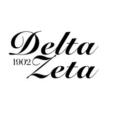 the delta logo in black and white, with an old - fashioned font that reads delta