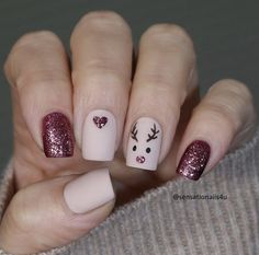 Beige Nail Designs, Glitter Nails Design, Beige Nail, Beige Nails Design, Nail Designs Ideas, Beige Nails, Rose Nails