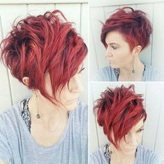 Hair 2018, Funky Hairstyles, Short Hair Styles Pixie, Pixie Cuts, Pixie Hairstyles, Short Hair Cuts For Women, Hair Today