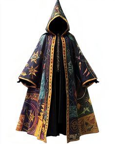 Wizard, Cape, Elastic, Sleeve Length