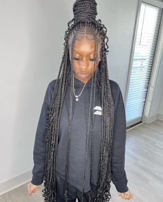 Good Braided Hairstyles, Braids Under Wig, Black Hair Protective Styles, Bday Hair, Protective Braids, Fire Hair, Braided Styles