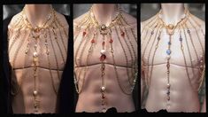 *Items: body chains only $26 necklace only $18 body chains+ necklace $32 *Sizes: S: chest 17-24cm （1/4） M: chest 26-32.5cm （1/3） L: chest 33-38cm （70-75cm) You may leave the chest circumstance to make it exactly fit. *Colors: red/ white/ blue/ green *All the products in Guluup are authorised and authentic.  *Made to order.  Approximately 15 days to ship out. *Doll & Other accessories are not included. *Carrier: Normally e-packet. Registered air mail would be used if e-packet could not arrive. *S Gold Chest Jewelry, Mens Body Jewelry, Body Chains Men, Male Body Chain, Chest Chain Body Jewelry, Male Body Jewelry, Body Jewelry Men, Chest Chain, Chest Jewelry