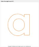 the letter o is made up of orange and white lines on a sheet of paper