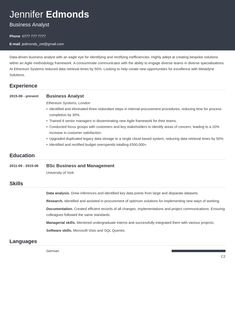 a professional resume with no work experience on the front page, and an additional cover letter