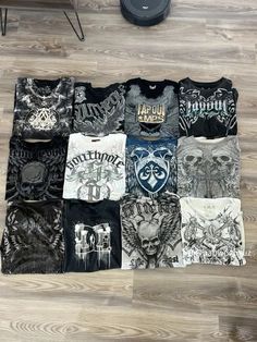 Affliction Clothing, Grunge Fits, 2000s Clothing, Fire Fits, Cool Fits