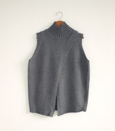 pullover sweater Size Chartshoulder 38 bust 100-118 lenght 63 The product is measured in "cm". 1 inch = 2.54 CM, 1 CM = 0.39 inch size may have 1-3 CM errors because of manual measurement Buyer showï¼?/p> Vest Sweaters, Knitted Vests, Women Vest, Oversize Pullover, Spring Sweater, Chic Sweaters, Oversized Pullover, Sweater Brands, Solid Clothes