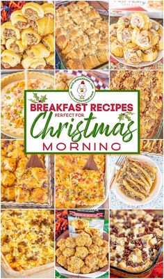 breakfast recipes for christmas morning with text overlay