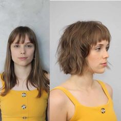 20 Shaggy Bob with Bangs Haircut Ideas for The Modern, Retro Girl Bob Before And After Short, Shaggy Bob Short Bangs, Shaggy Bob 2023, Textured Bob Haircut With Bangs, Shaggy Bob With Micro Bangs, Shaggy Bob Round Face, Shaggy Bob Bangs, Shaggy Bob Hairstyles With Bangs, Punk Bob Haircut