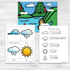 the weather worksheet and printables for kids