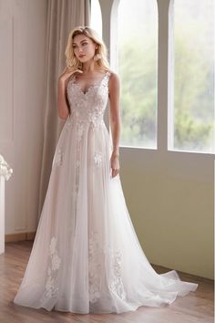 Romantic Beaded Lace Illusion Back A Line Sleeveless Embroidery Bridal Gown - Plus Size - WonderlandByLilian Wedding Brainstorming, Embroidered Lace Wedding Dress, Polka Dot Wedding Dress, Nice Makeup, Makeup Images, Gown Plus Size, Polka Dot Wedding, Back Wedding Dress, Wedding 2025